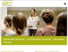 Tablet Screenshot of katrinbaum.de